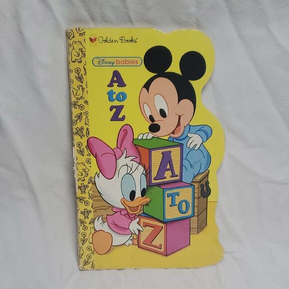 Disney Babies A to Z Golden Books Board Book - Picture 1 of 4